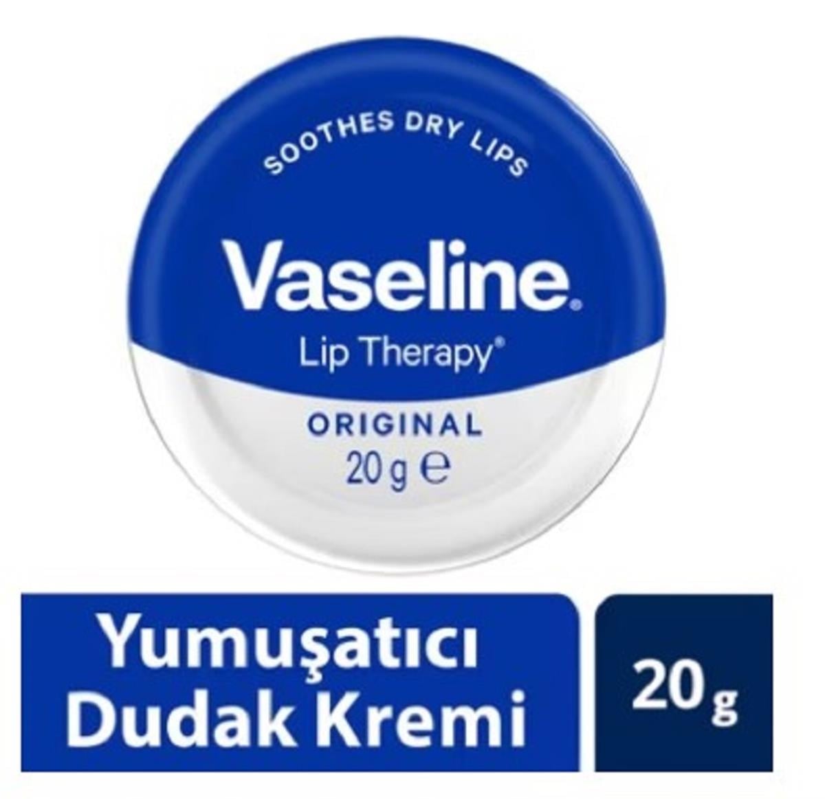 VASELİNE Vaseline Dudak Nemlendiricisi Original 20 gr