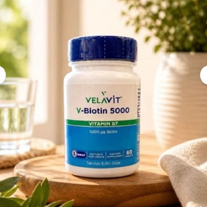 Velavit Velavit V-Biotin 5000 Vitamin B7 60 Tablet