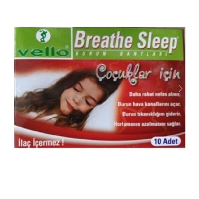 Vello Vello Breathe Sleep Burun Bandı Çocuk için 10 Adet