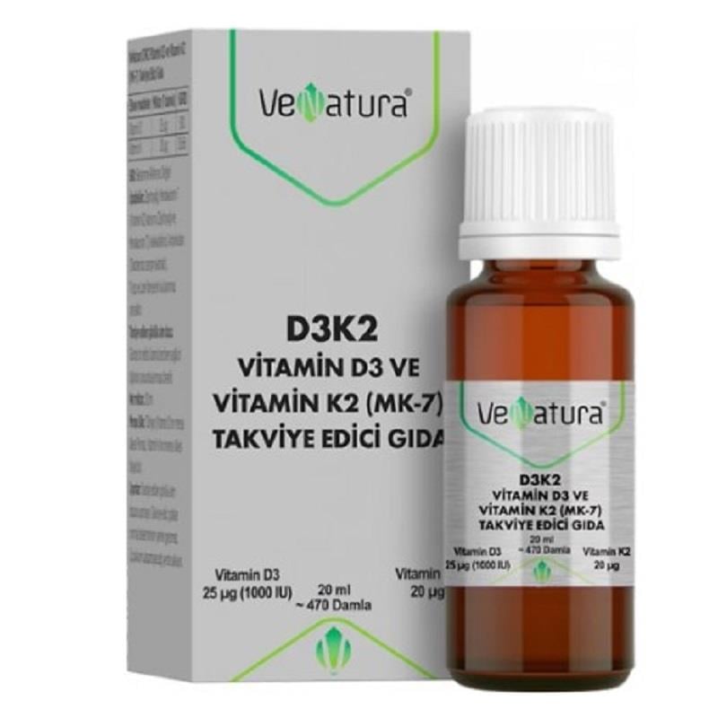 Venatura Venatura D3 K2 Damla 20 ml