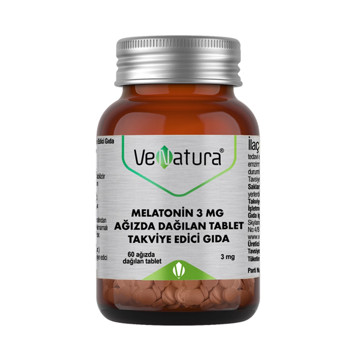 Venatura Venatura Melatonin Ağızda Dağılan Tablet 3 mg 60 Tablet