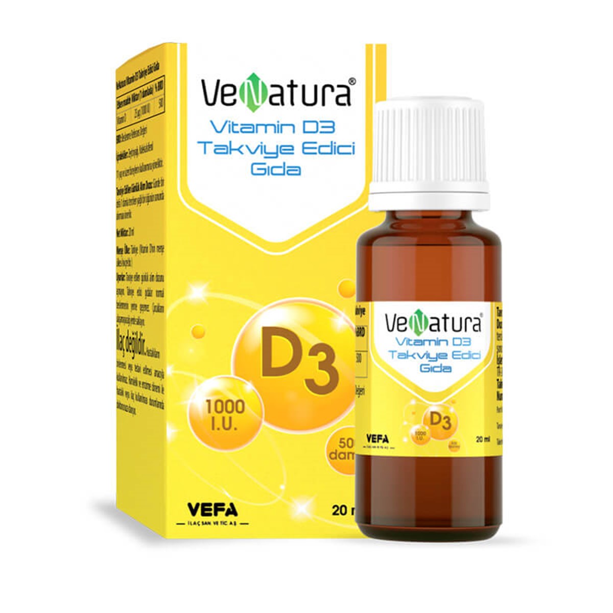 Venatura Venatura Vitamin D3 Damla 20 ml