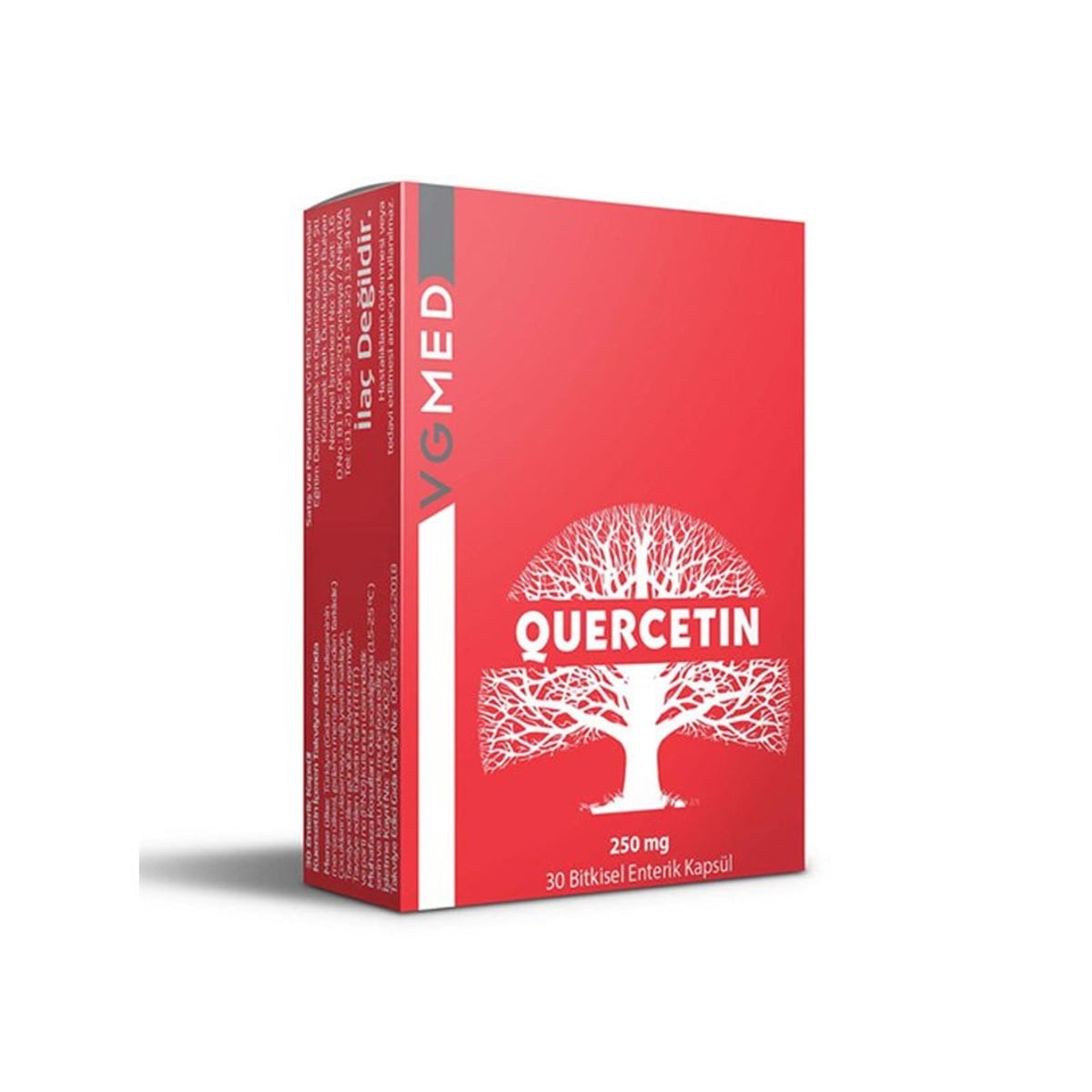 Vgmed VGMed Quercetin 250 mg 30 Kapsül