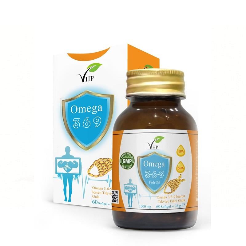VHP VHP Omega 3-6-9 Balık Yağı Softgel 60'lı