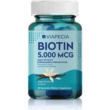 Viapecia Viapecia Biotin 5000 mcg 60 Gummies