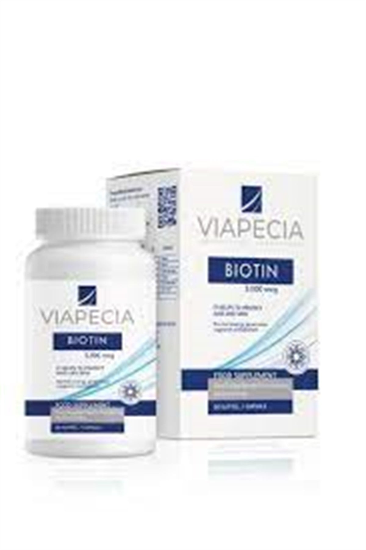 Viapecia Viapecia Biotin 5000 mcg 60 Kapsül