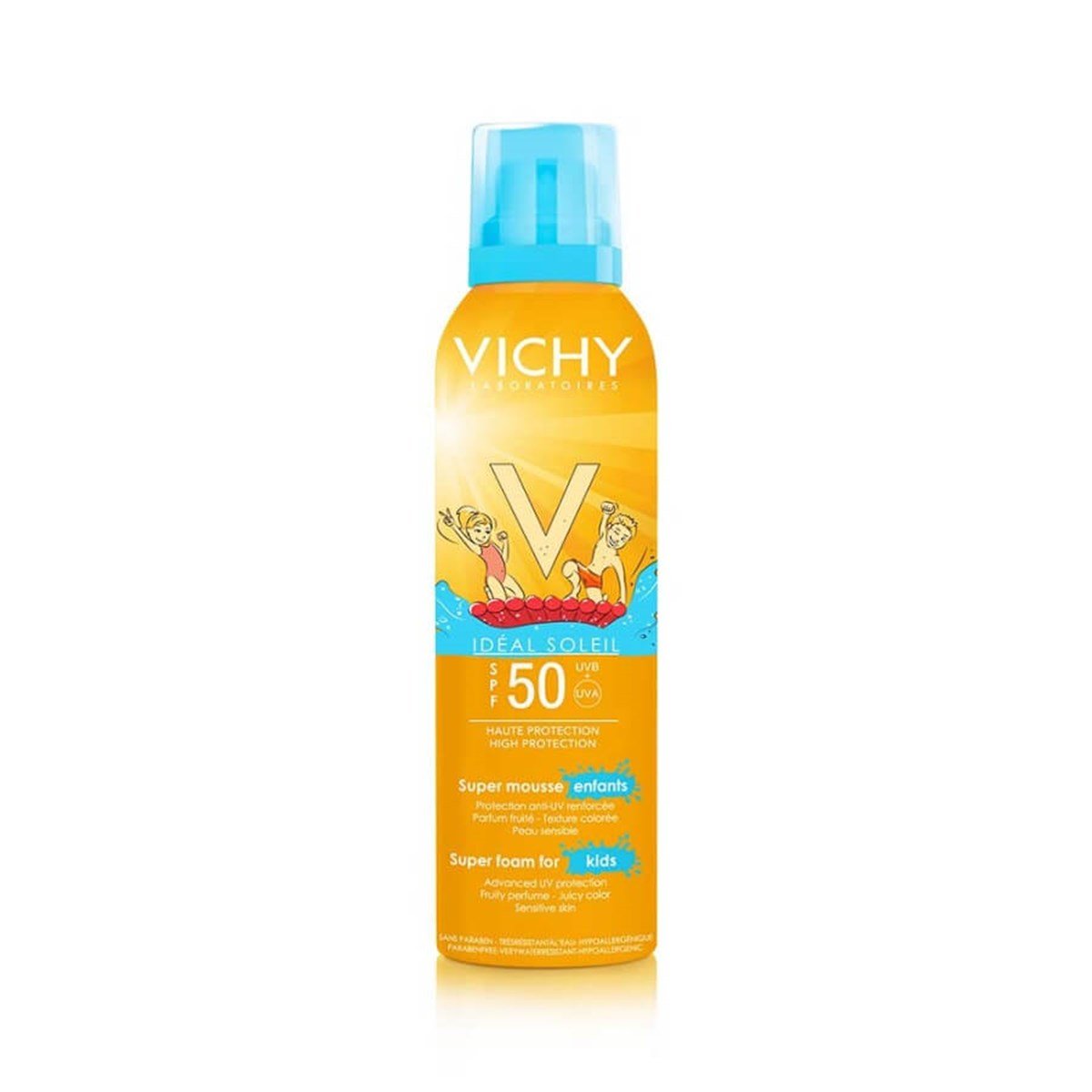 Vichy Vichy Capital Ideal Soleil Spf50+ Çocuklar İçin Yüksek Korumalı Güneş Köpüğü 150Ml