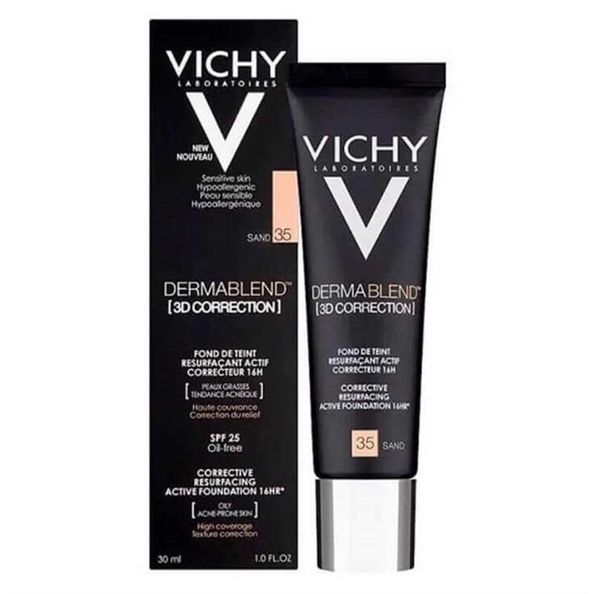 Vichy Vichy Dermablend 3 Boyutlu Düzeltici Fondöten Sand 35 30 ml