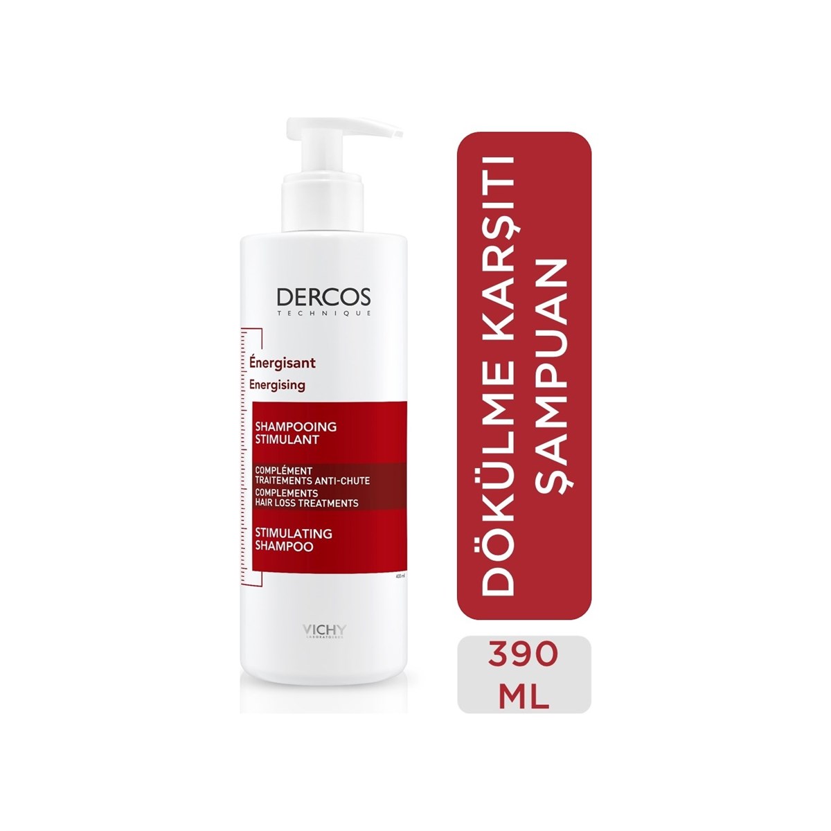 VichyVichy Dercos Energisant Saç Dökülmesine Karşı Şampuan 390Ml