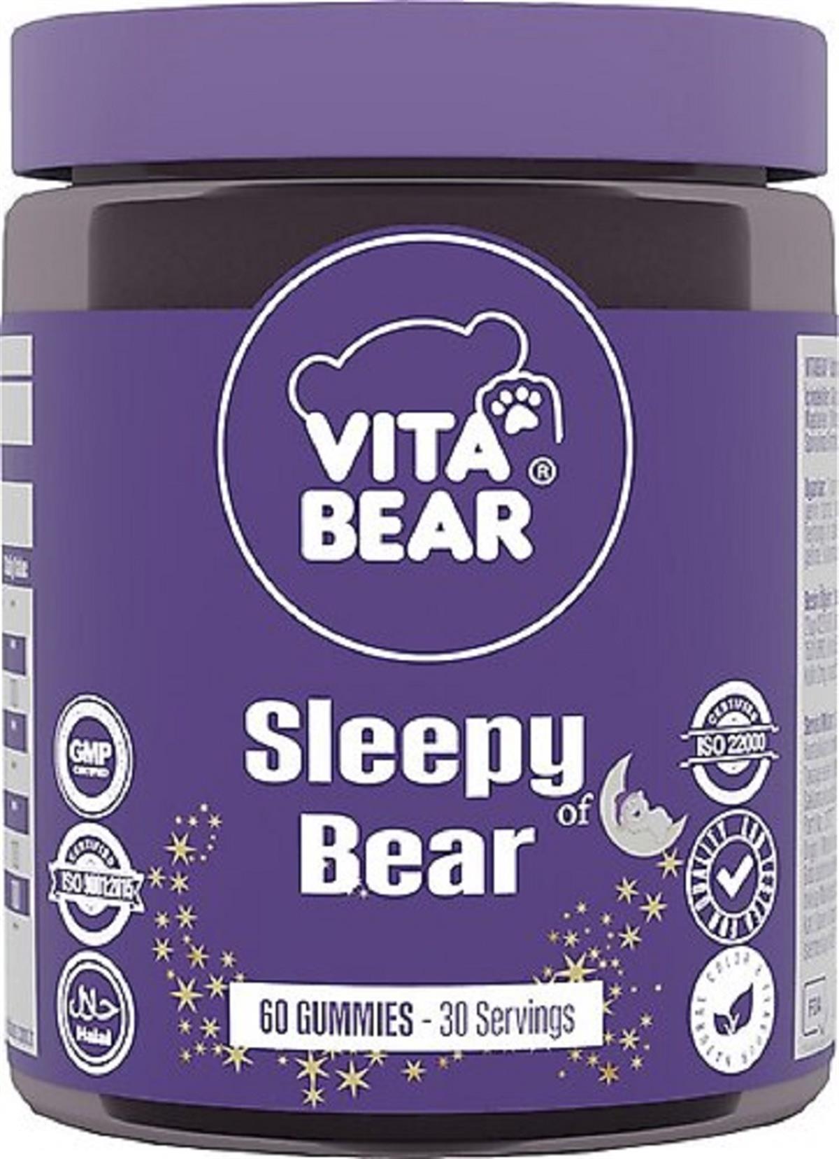 VİTA Vita Bear Sleepy Bear Gummy Vitamin 60'lı