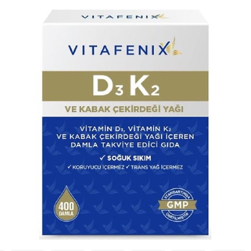 Vitafenix Vitafenix D3K2 400 Damla 20 ml