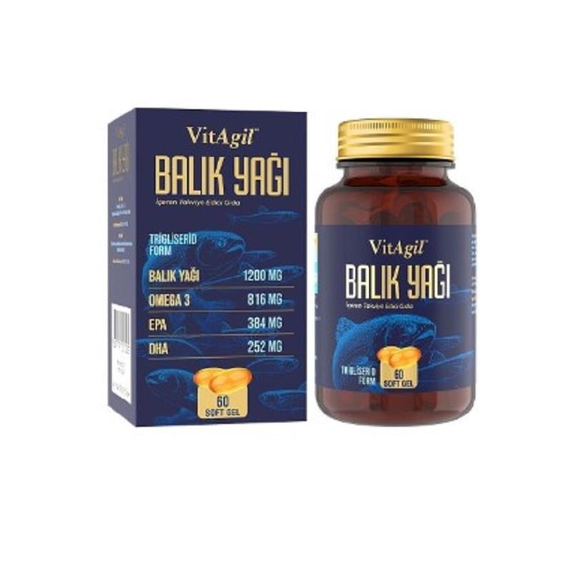 Vitagil Vitagil Omega 3 1200 Balık Yağı 60 SoftGel