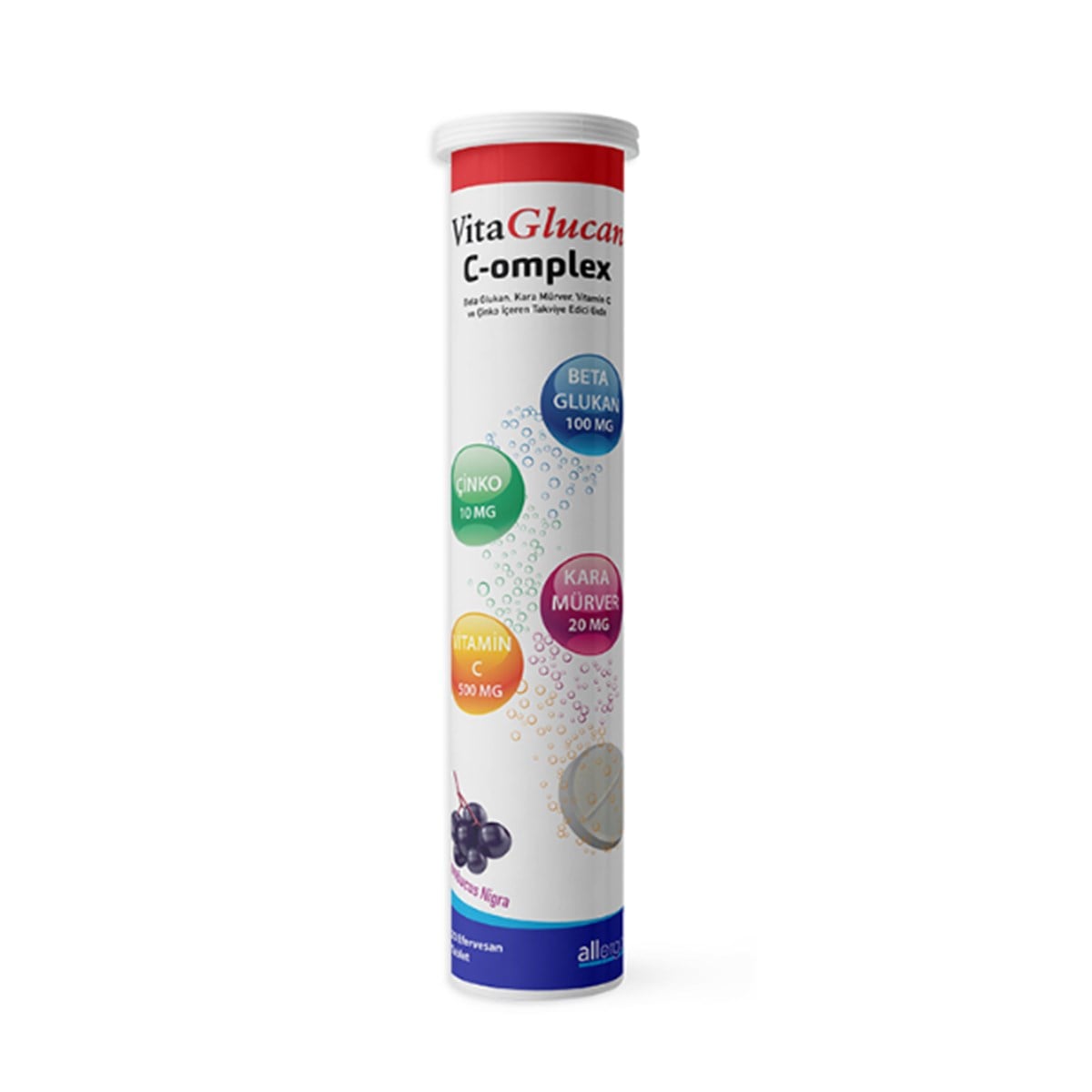 Vitaglucan C-Omplex 20 Efervesan Tablet SKT: 06/2023