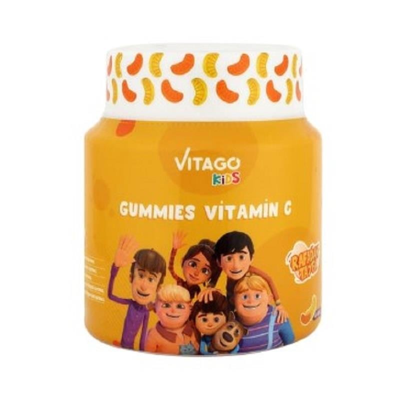 Vitago Vitago Kids Gummies Vitamin C İçeren Çiğnenebilir Form - 60 Adet Gummy