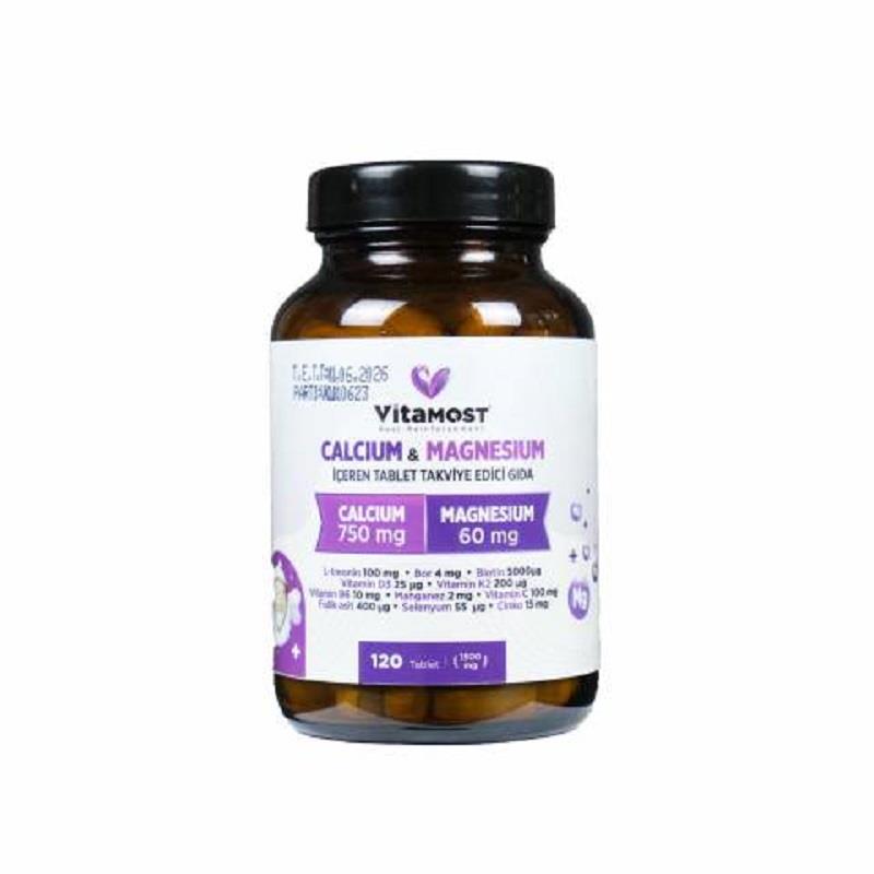 Vitamost Vitamost Calcium & Magnesium 1500 mg 120 Tablet
