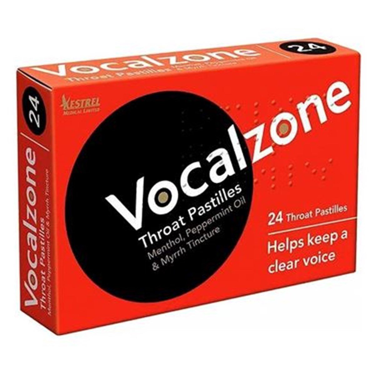 Vocalzone Pastil Nane Yağı 24 Pastil