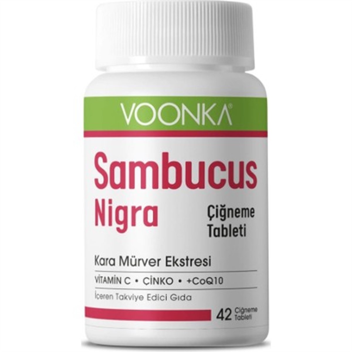 Voonka Sambucus Nigra 42 Çiğneme Tablet