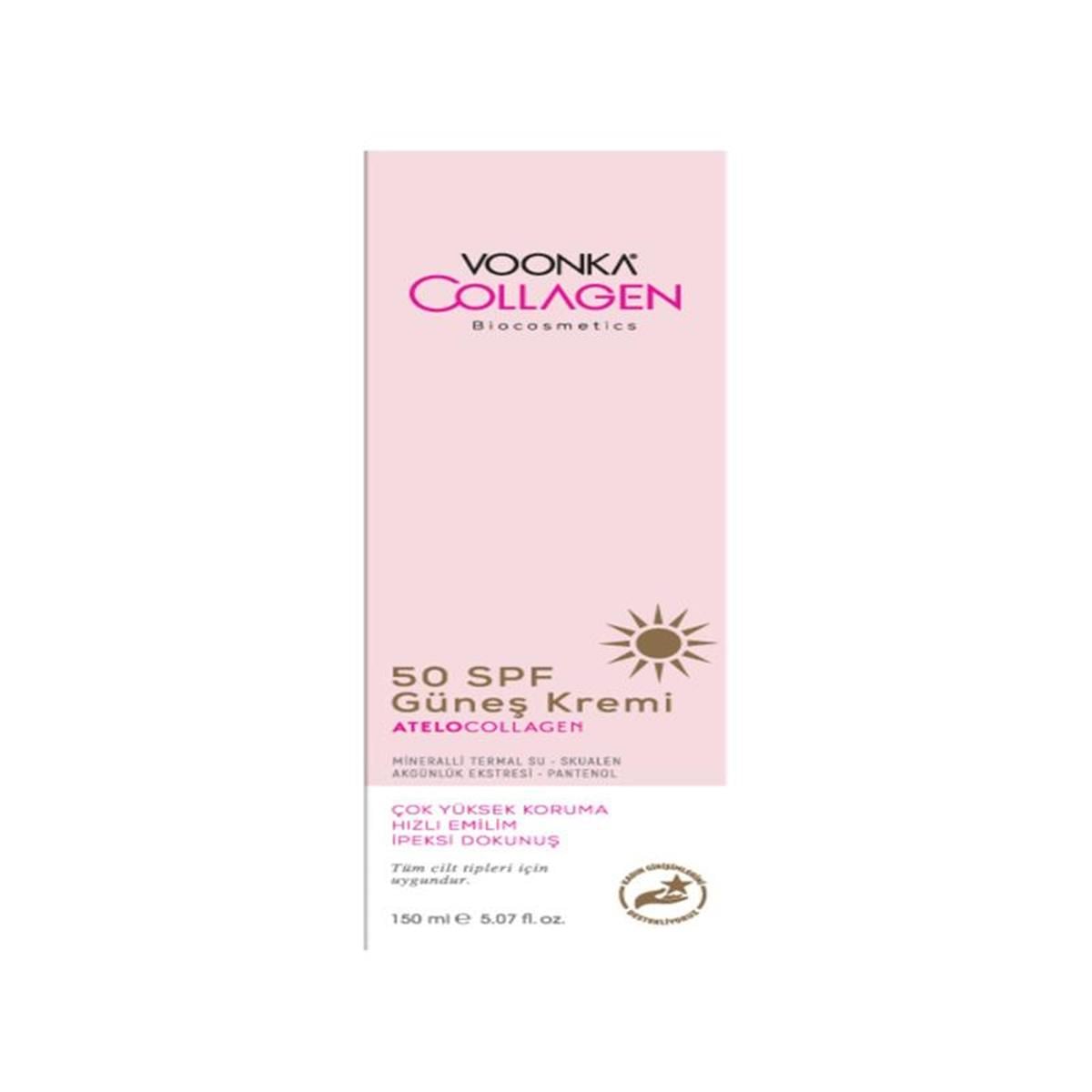 Voonka Voonka Collagen Atelocollagen Güneş Kremi SPF50 150 ml