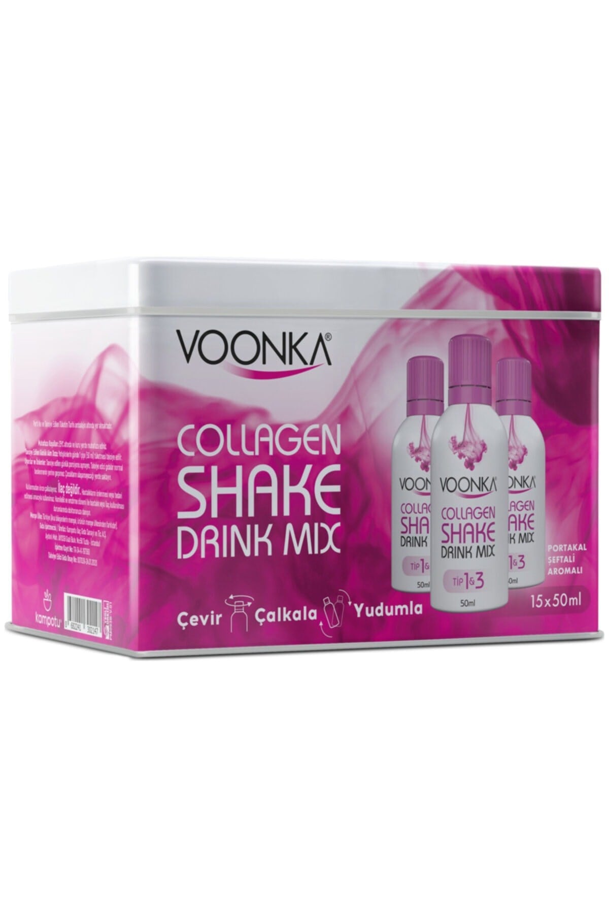 VOONKA Voonka Collagen Beauty Shake Beyaz Üzüm 50 ml x 15