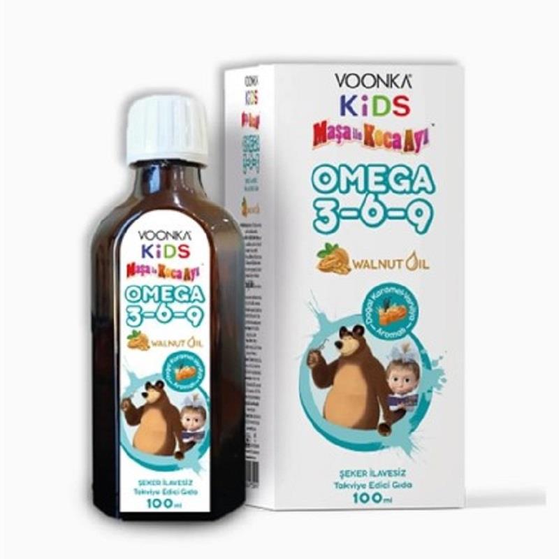 Voonka Voonka Kids Omega 3-6-9 Şurup 100 ml