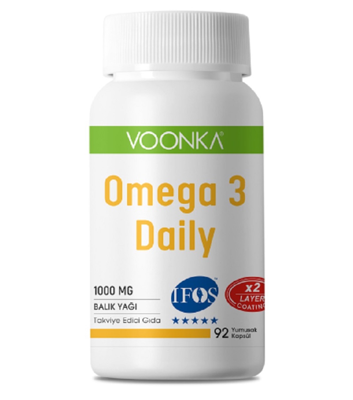 VOONKA Voonka Omega 3 Daily 1000 mg 92 Yumuşak Kapsül