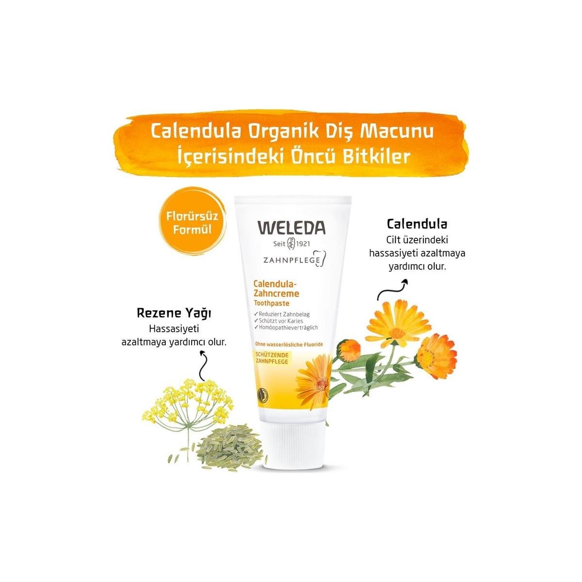 Weleda Weleda Calendula Diş Macunu 75 ml