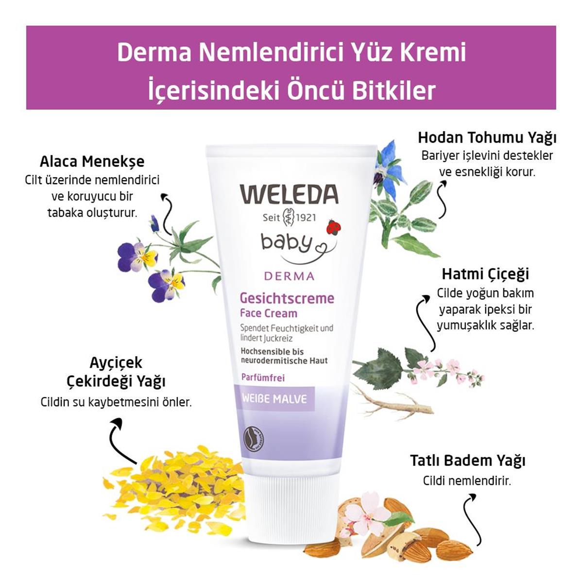 Weleda Weleda Derma Nemlendirici Yüz Kremi 50 ml