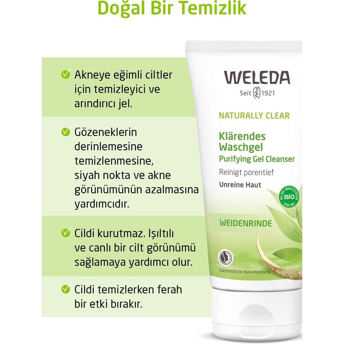 Weleda Weleda Naturally Clear Arındırıcı Temizleyici Jel 100 ml