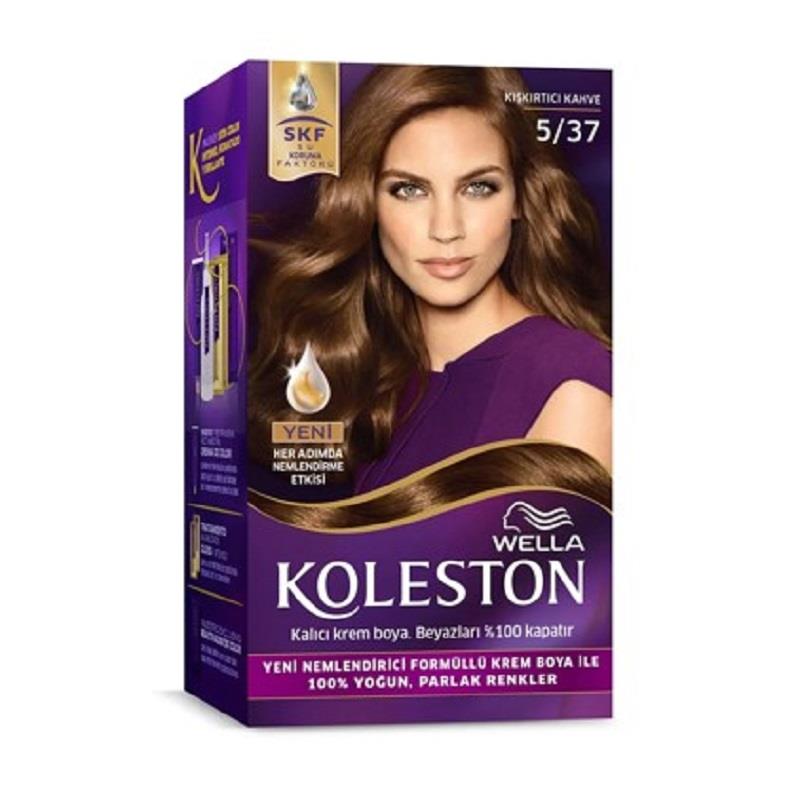Wella Koleston Kit Saç Boyası 5/37 Kışkırtıcı Kahve