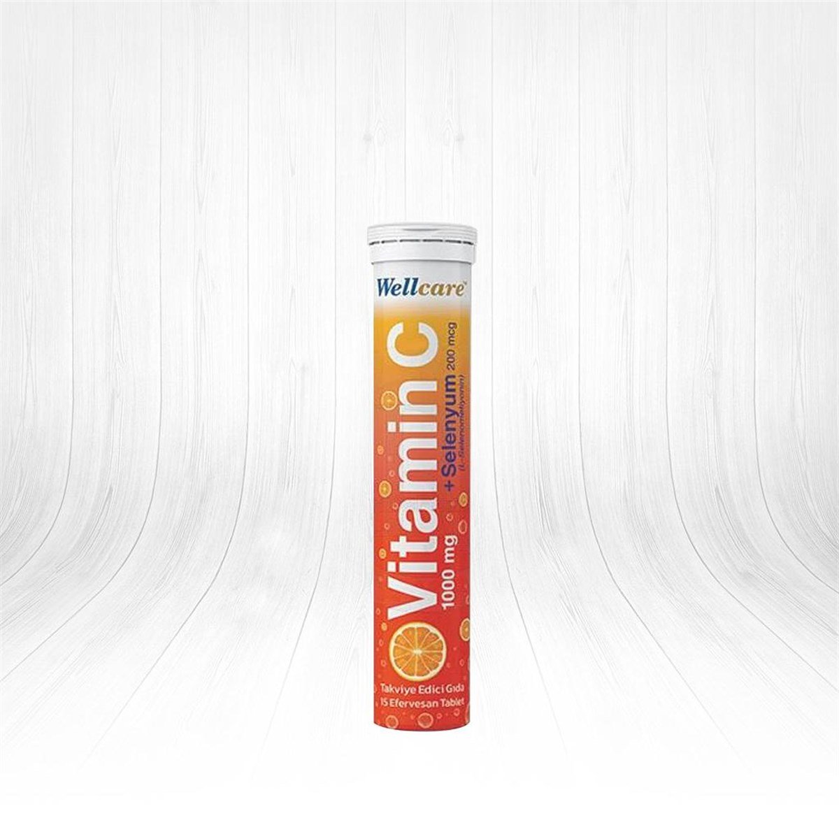 Wellcare Vitamin C 1000 mg + Selenyum 15 Efervesan Tablet