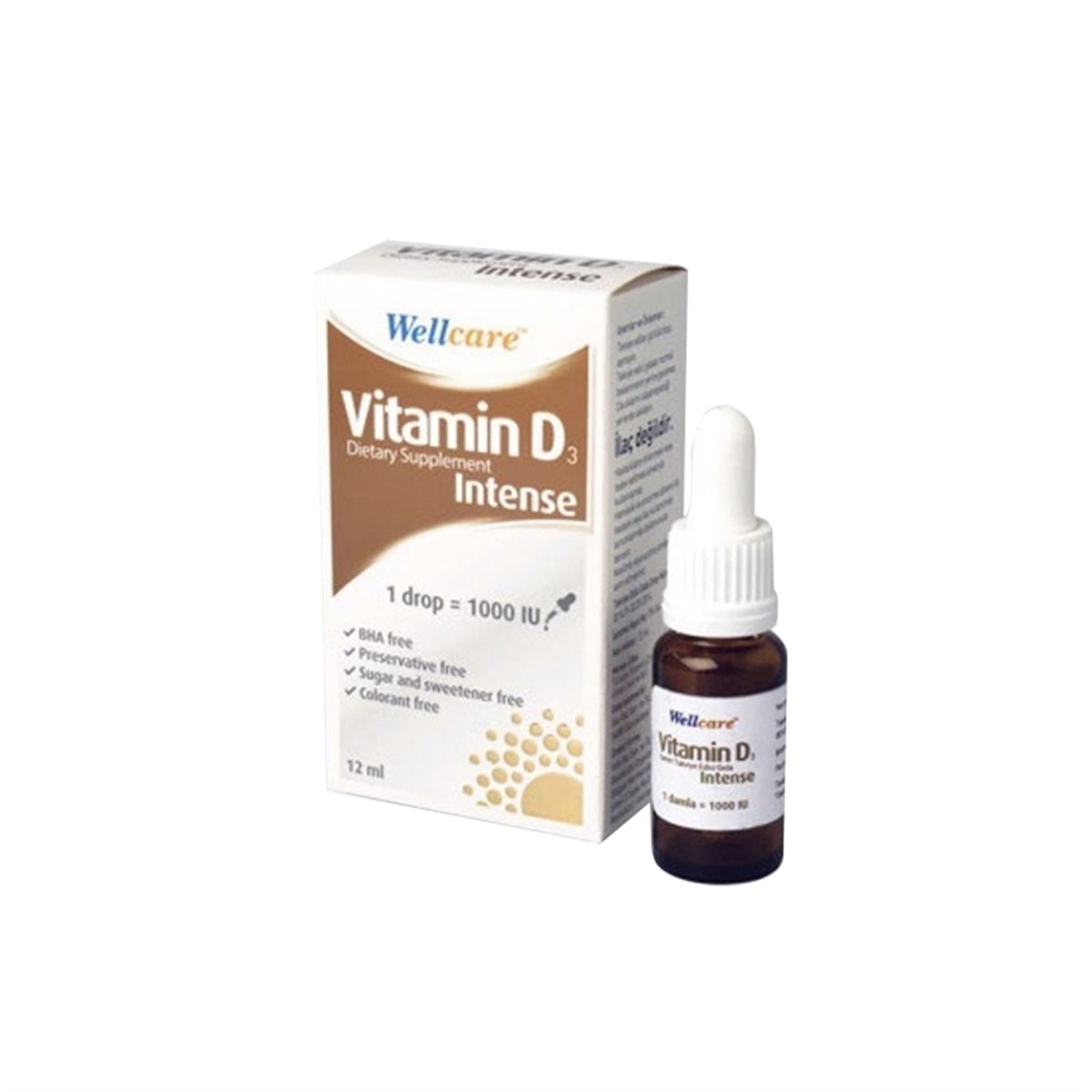 Wellcare Vitamin D3 Intense 1000IU 12 ml