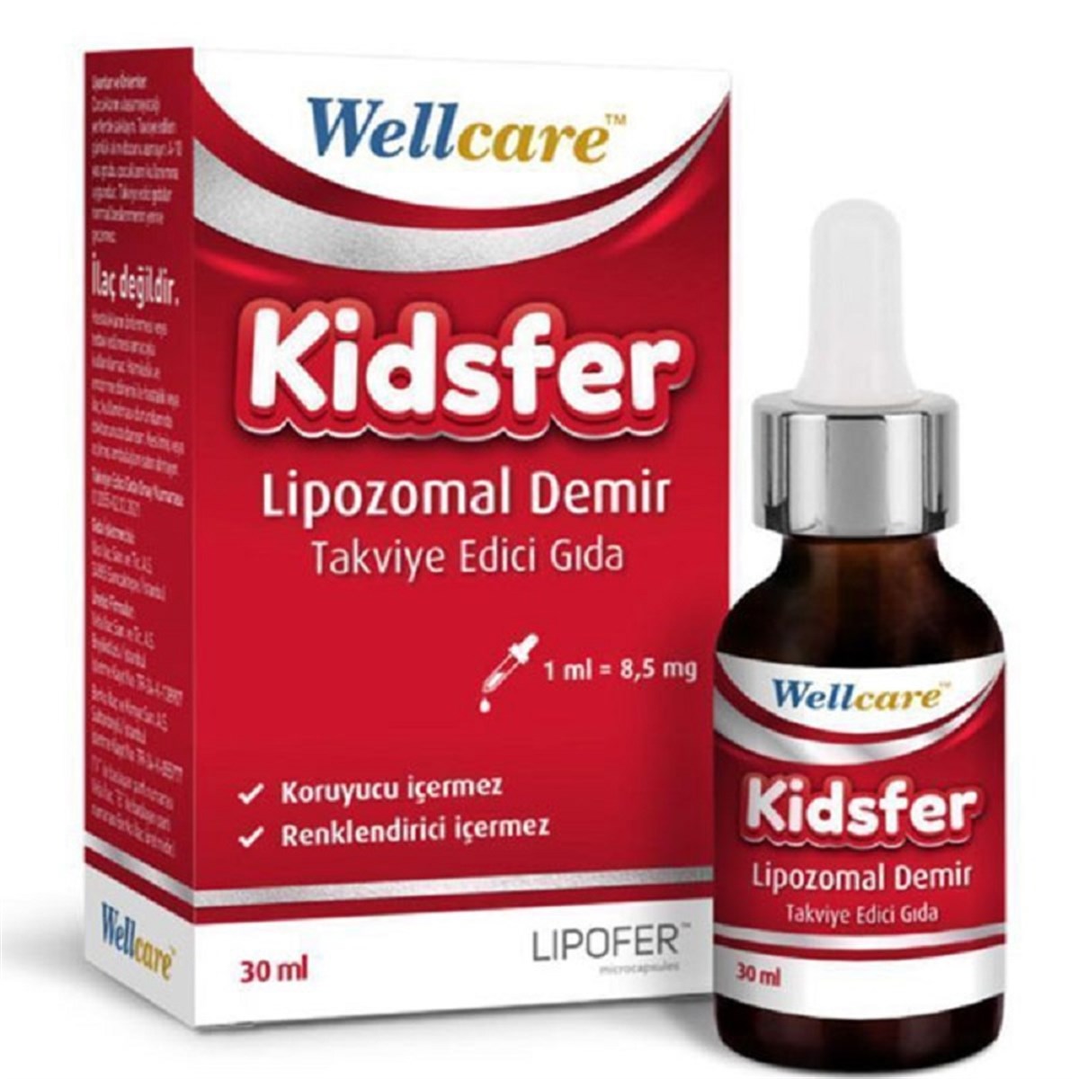 Wellcare Wellcare Kidsfer Lipozomal Demir Damla 30 ml