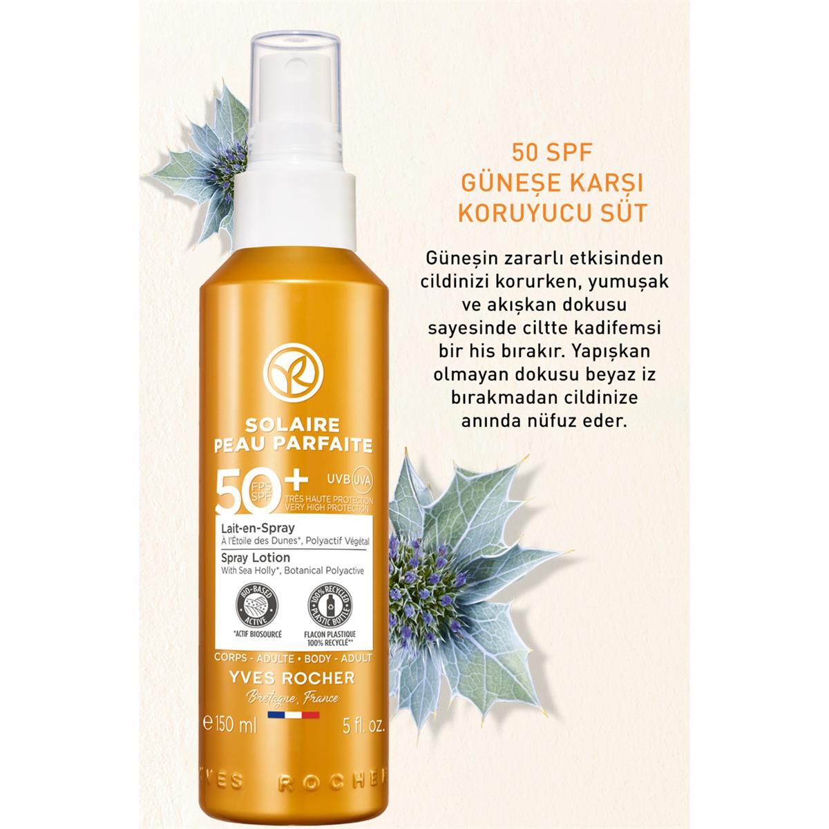 Yves Rocher Yves Rocher Solaire Lotion Comfort SPF50+ 150 ml 
