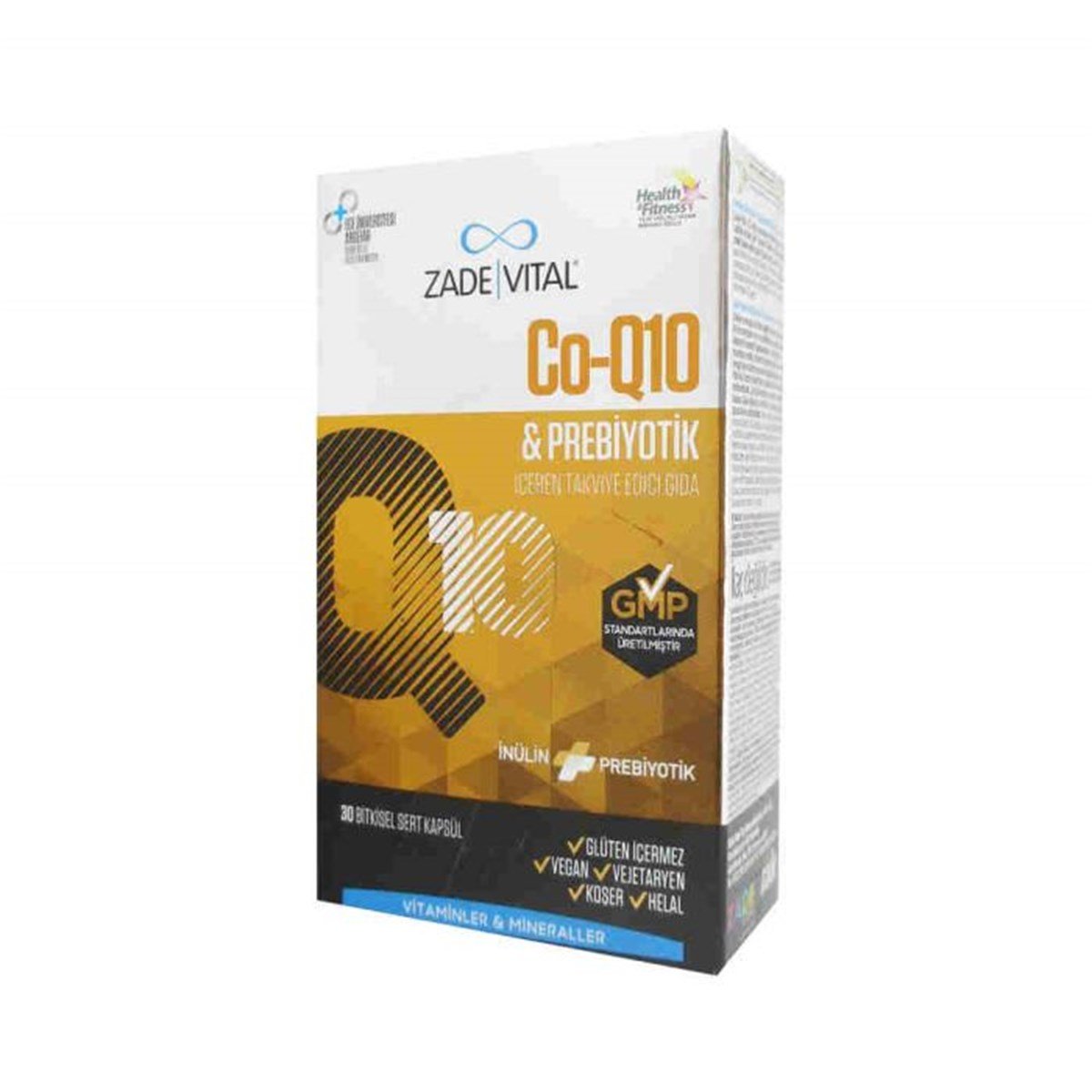 Zade Vital Zade Vital Co-Q10 & Prebiyotik 30 Kapsül