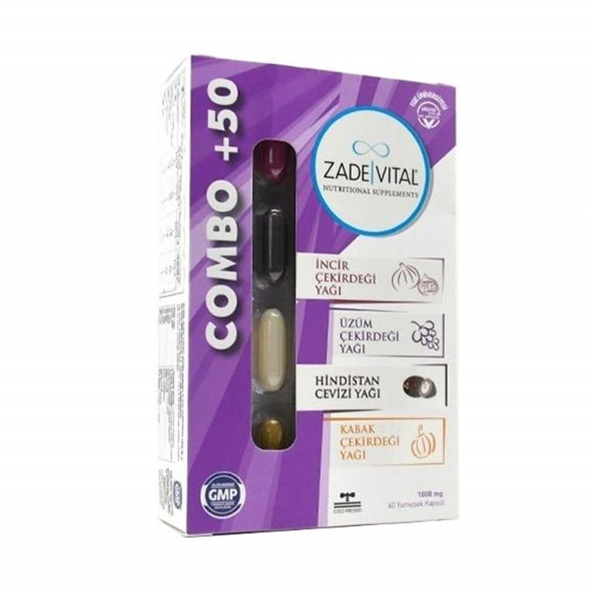 Zade Vital Zade Vital Combo +50 60 Yumuşak Kapsül