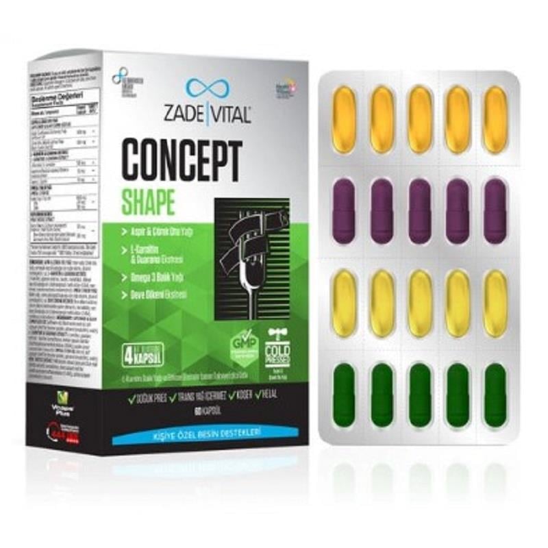 Zade Vital Zade Vital Concept Shape 60 Kapsül
