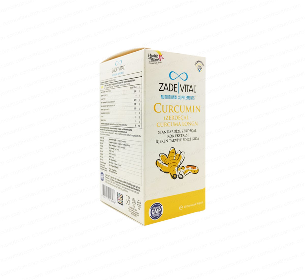 Zade Vital Zade Vital Curcumin 60 Kapsül 500mg