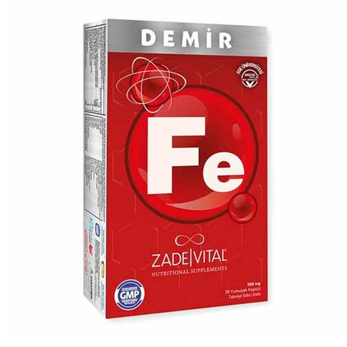 Zade Vital Zade Vital Demir Blister 30 Kapsül