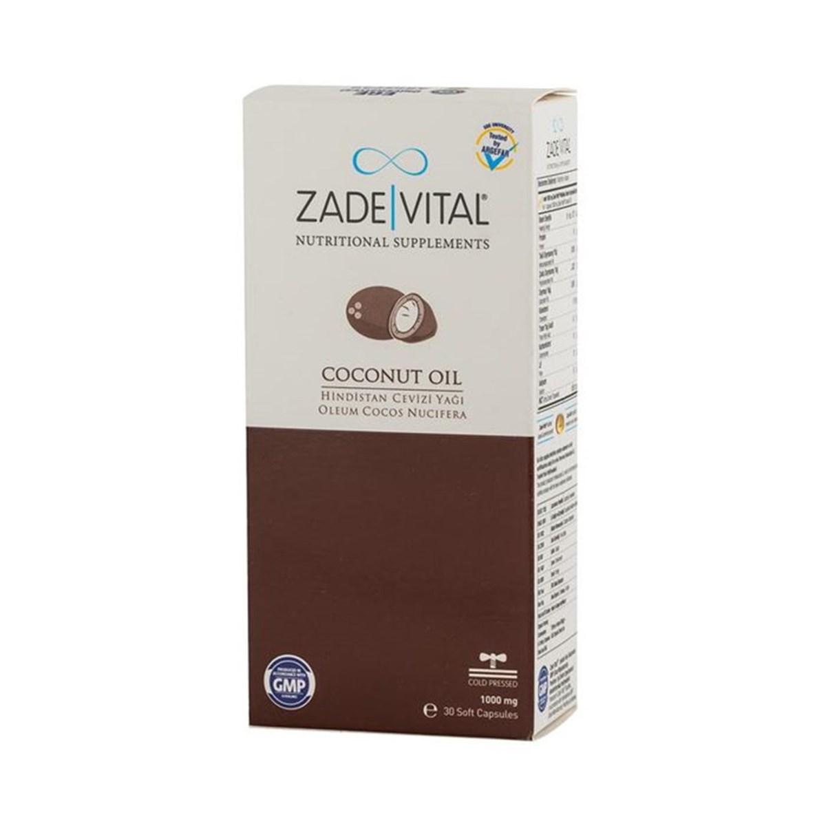 Zade Vital Zade Vital Hindistan Cevizi Yaği 1000mg 30 Kapsül