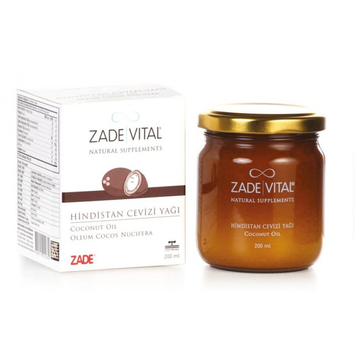Zade Vital Zade Vital Hindistan Cevizi Yaği 200 Ml