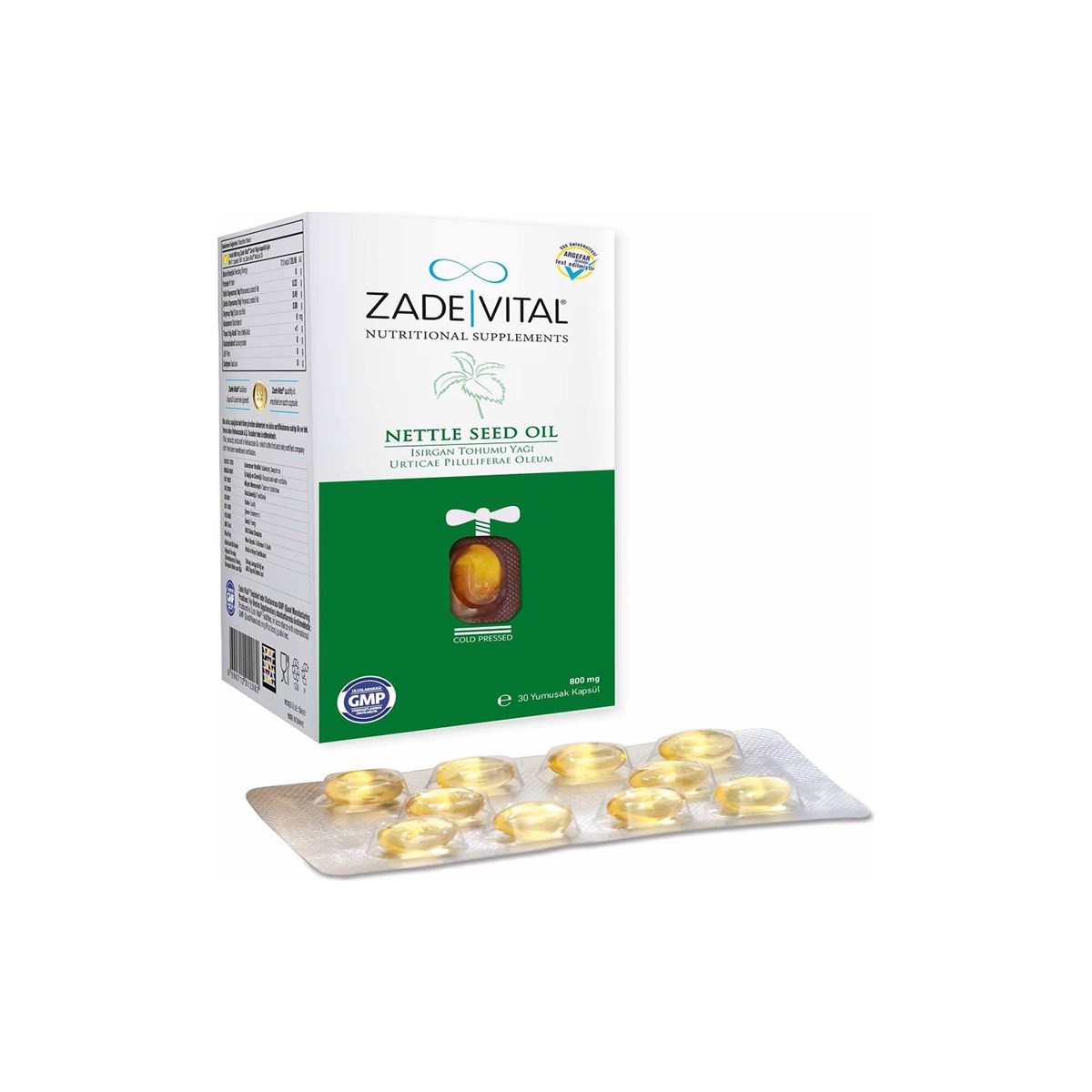 Zade Vital Zade Vital isirgan Tohumu Yaği Blister 30 Kapsül