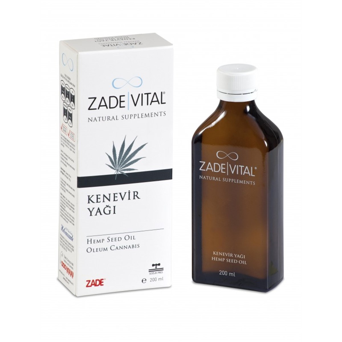 Zade Vital Zade Vital Kenevir Tohumu Yaği 200 ml