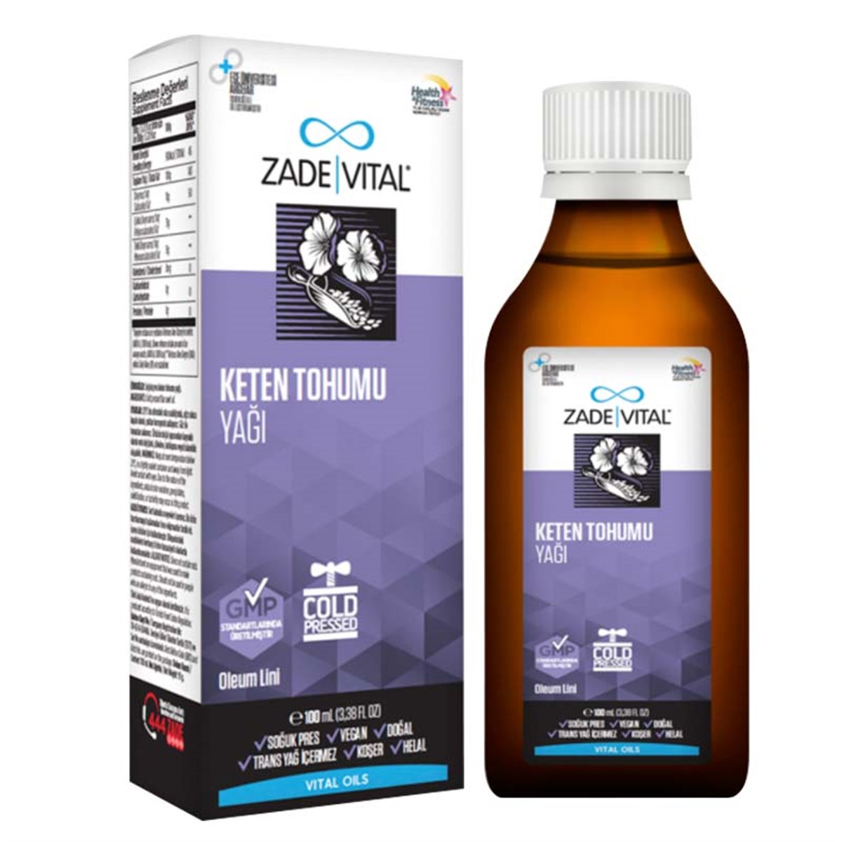 Zade Vital Zade Vital Keten Tohumu Yaği 100 ml