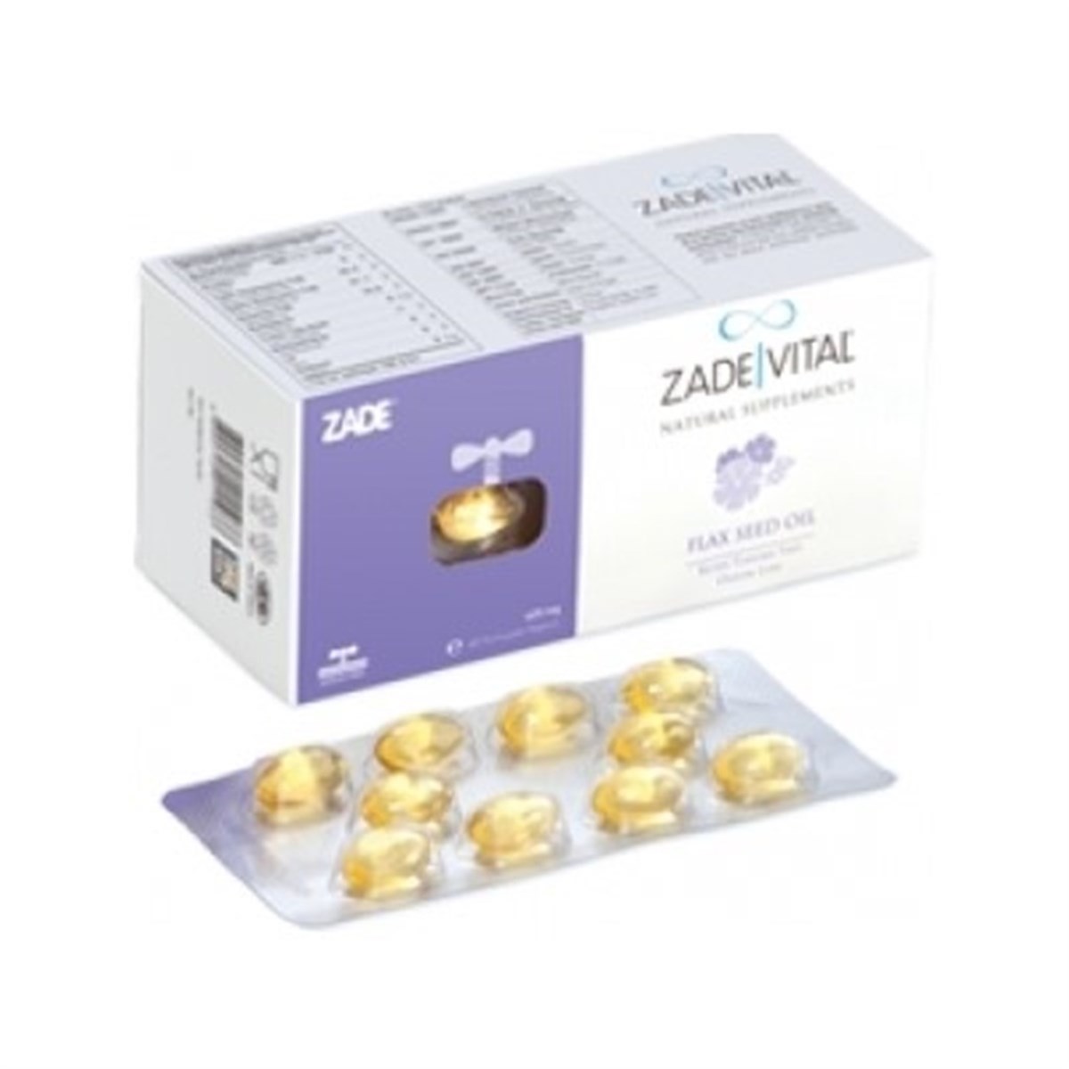Zade Vital Zade Vital Keten Tohumu Yaği Blister Kutu 625 Mg 60 Kapsül
