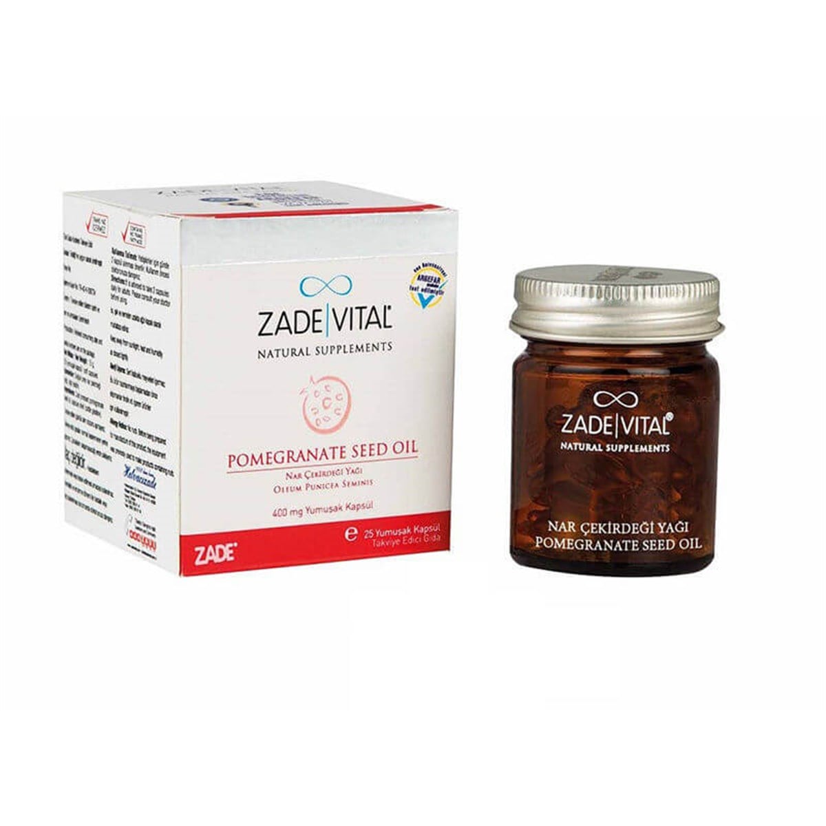 Zade Vital Zade Vital Nar Çekirdeği Yaği 25 Yumuşak Kapsül