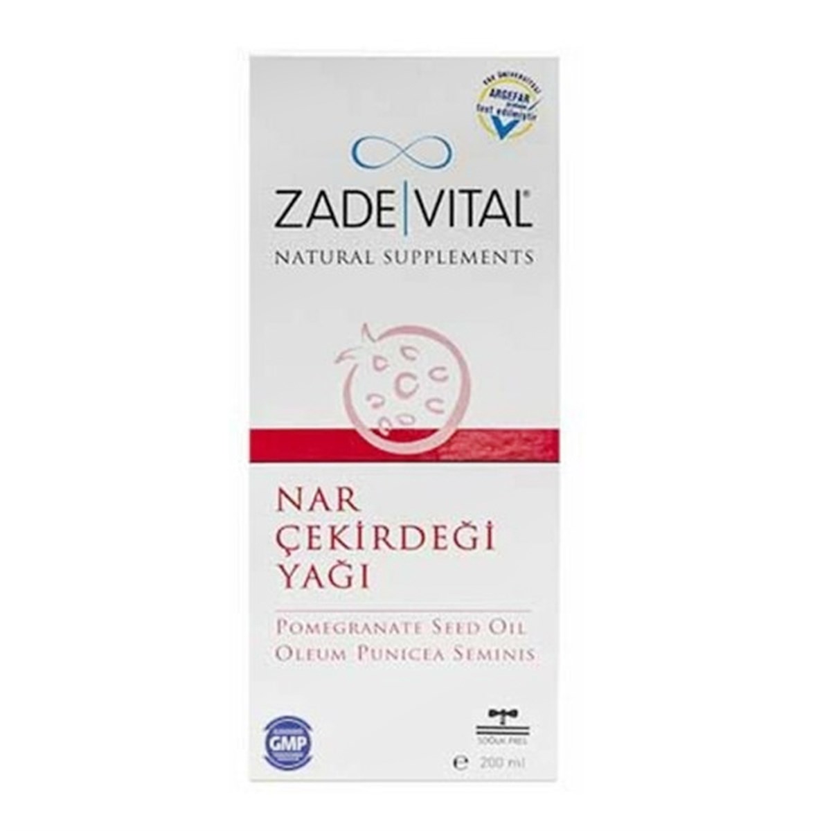 Zade Vital Zade Vital Nar Çekirdeği Yaği - Sivi Cam Şişe 200ml