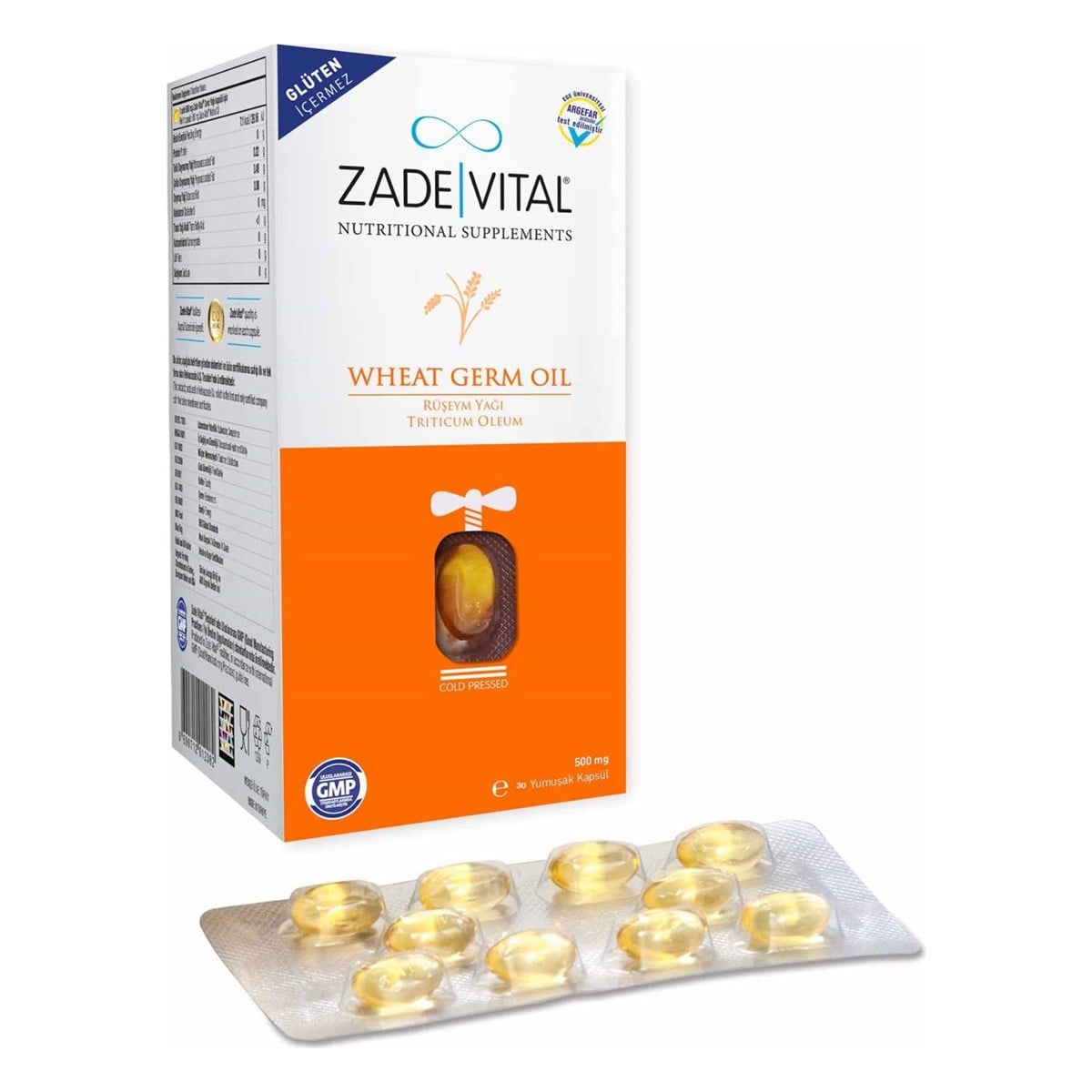Zade Vital Zade Vital Rüşeym Yaği Blister Kutu 500 Mg 30 Kapsül