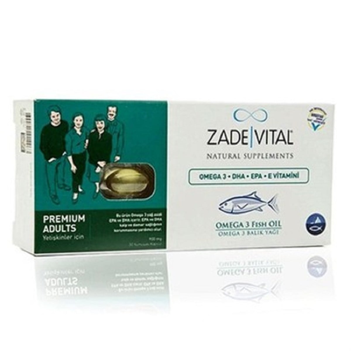 ZADE Zade Vital Omega 3 Balık Yağı Yetişkin İçin 30 Kapsül