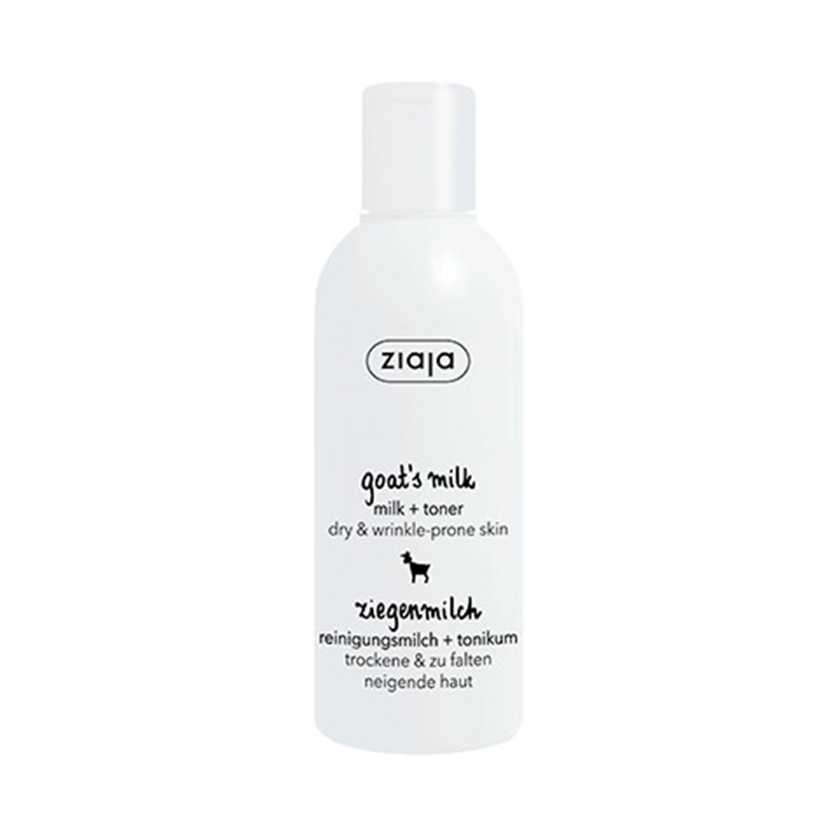 Ziaja Goat's Milk Milk+Toner Dry & Wrinkle Skin 200ml