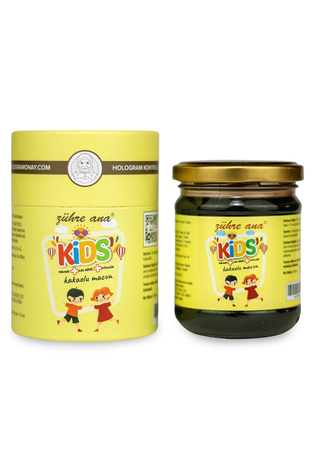 ZÜHRE Zühre Ana Kids Pekmez Arı Sütü Vitamin Kakaolu Macun 240 ml